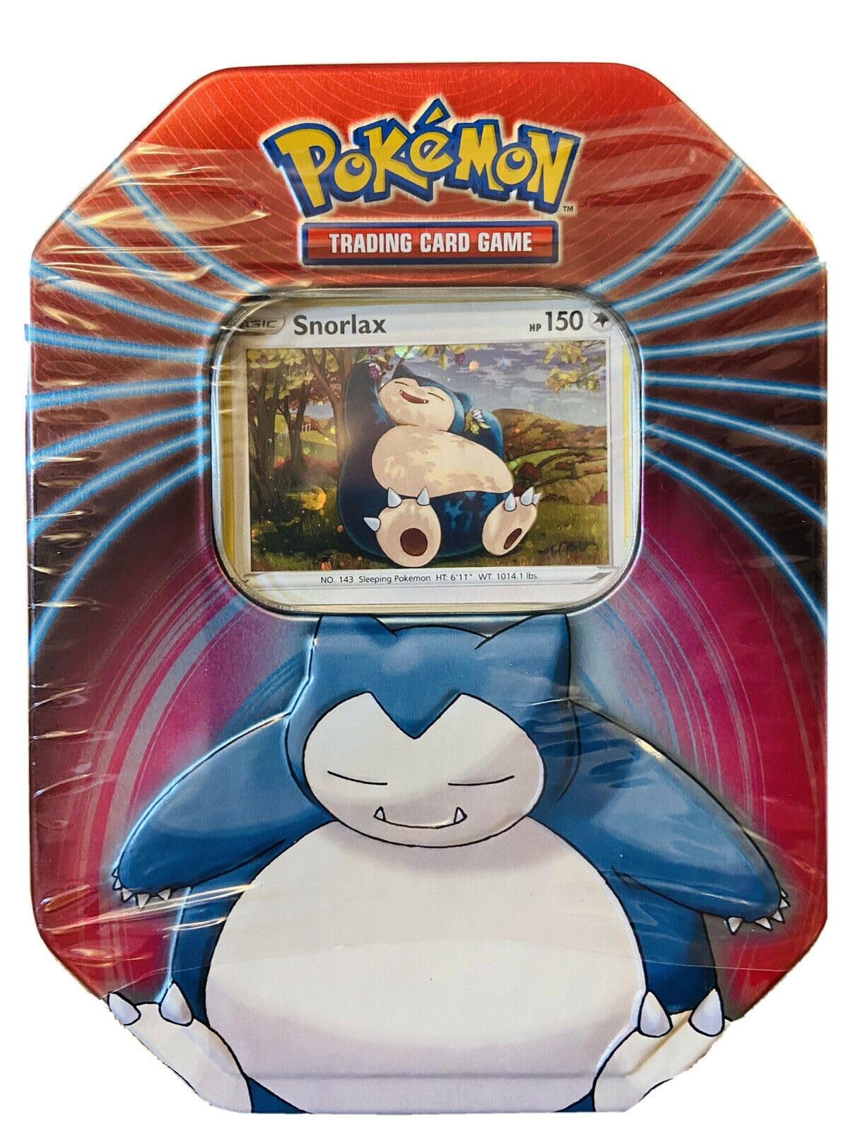 Pokemon TCG: Assorted Mighty Mysterious Tin - Contains Snorlax. Mimikyu, Or Darkrai - 1 Random Character Tin