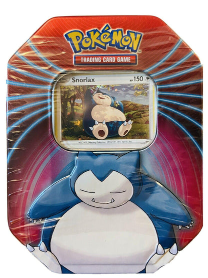 Pokemon TCG: Assorted Mighty Mysterious Tin - Contains Snorlax. Mimikyu, Or Darkrai - 1 Random Character Tin