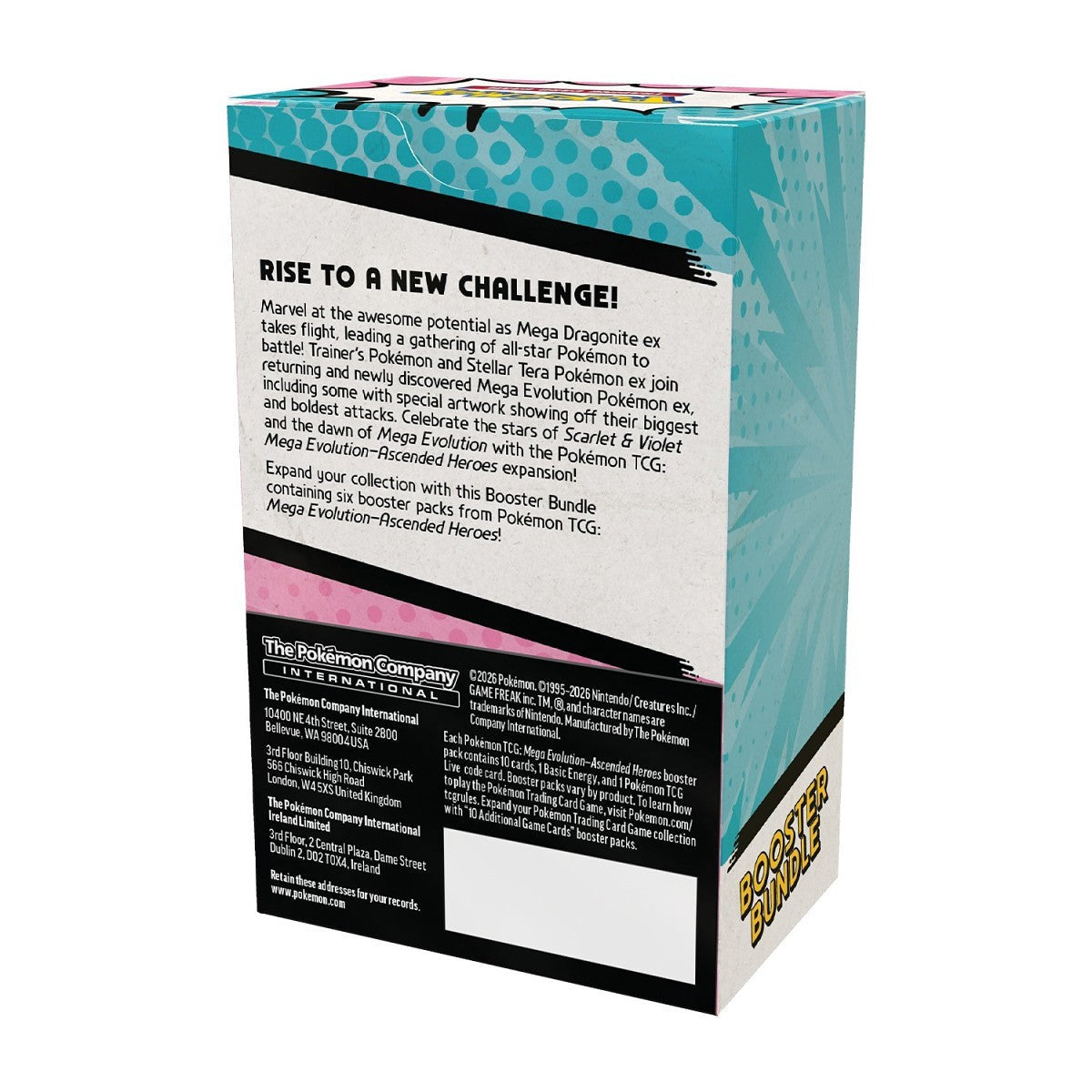 Pokémon TCG: Mega Evolution—Ascended Heroes Booster Bundle – 6 Packs